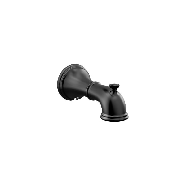 Belfield Diverting Tub Spout in Matte Black